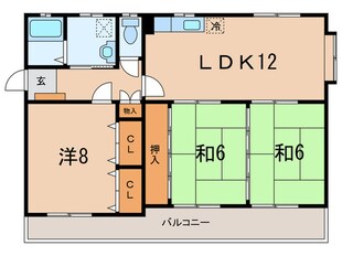 ジュネス南庄の物件間取画像